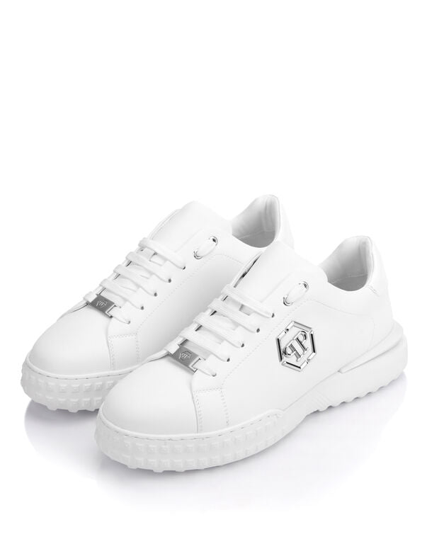 Nappa Leather Low-Top Sneakers Hexagon DONNA