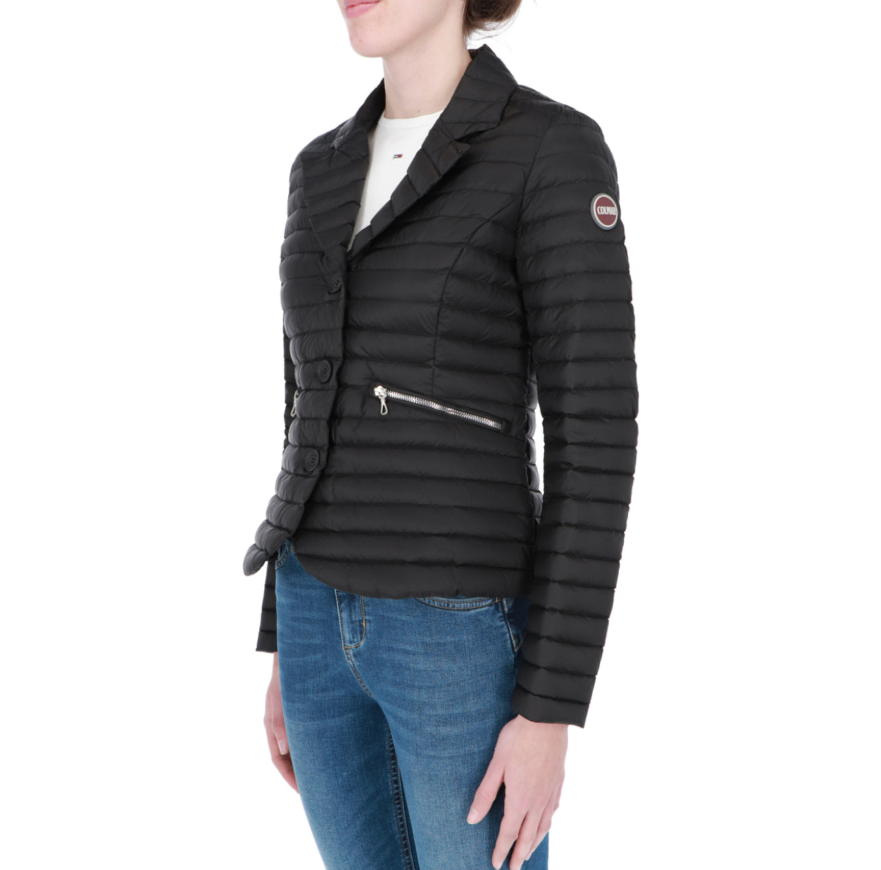 COLMAR DONNA CORTO ZIP LATERALI NERO (100gr)
