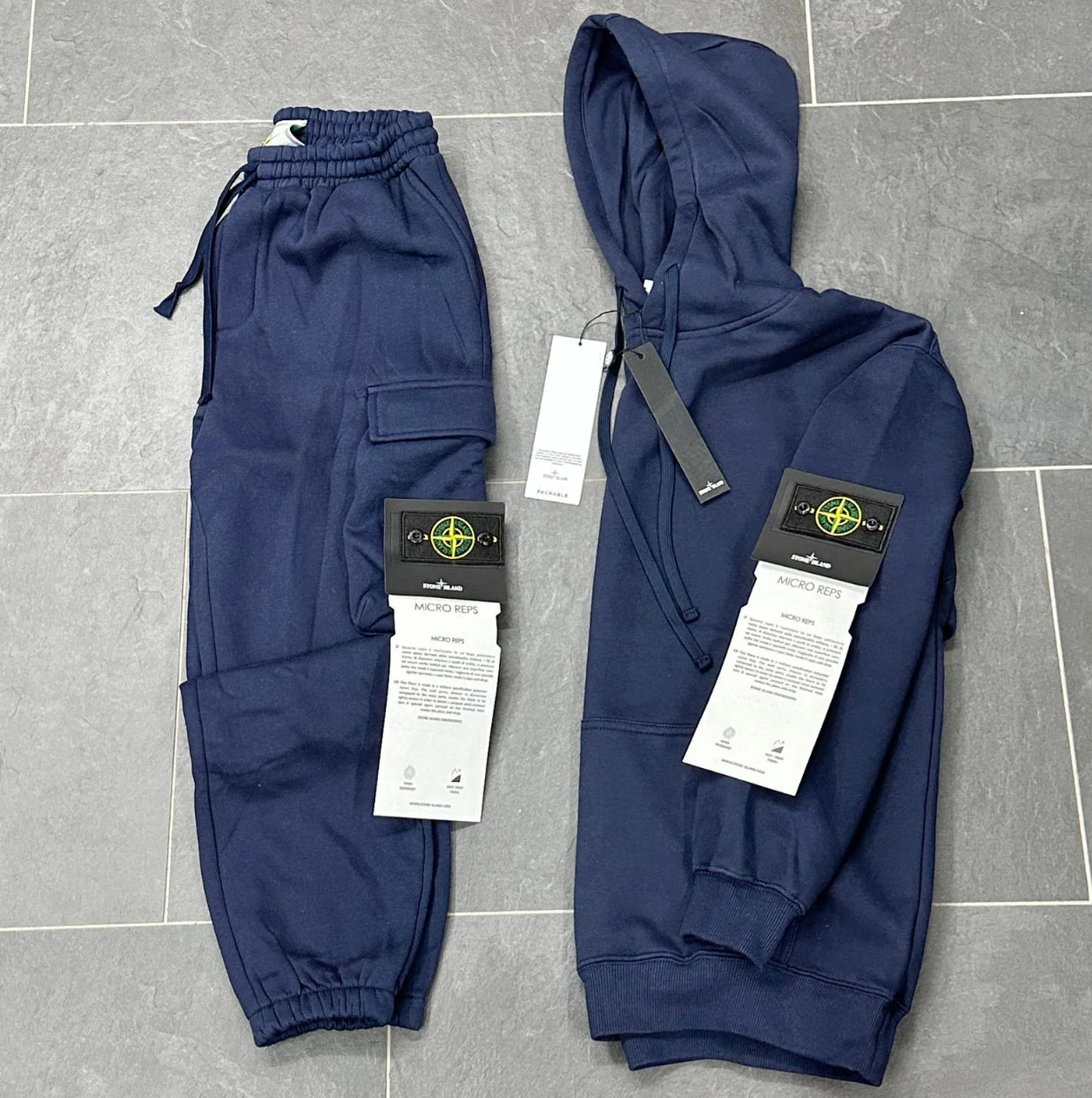 TUTA STONE ISLAND UOMO BLU