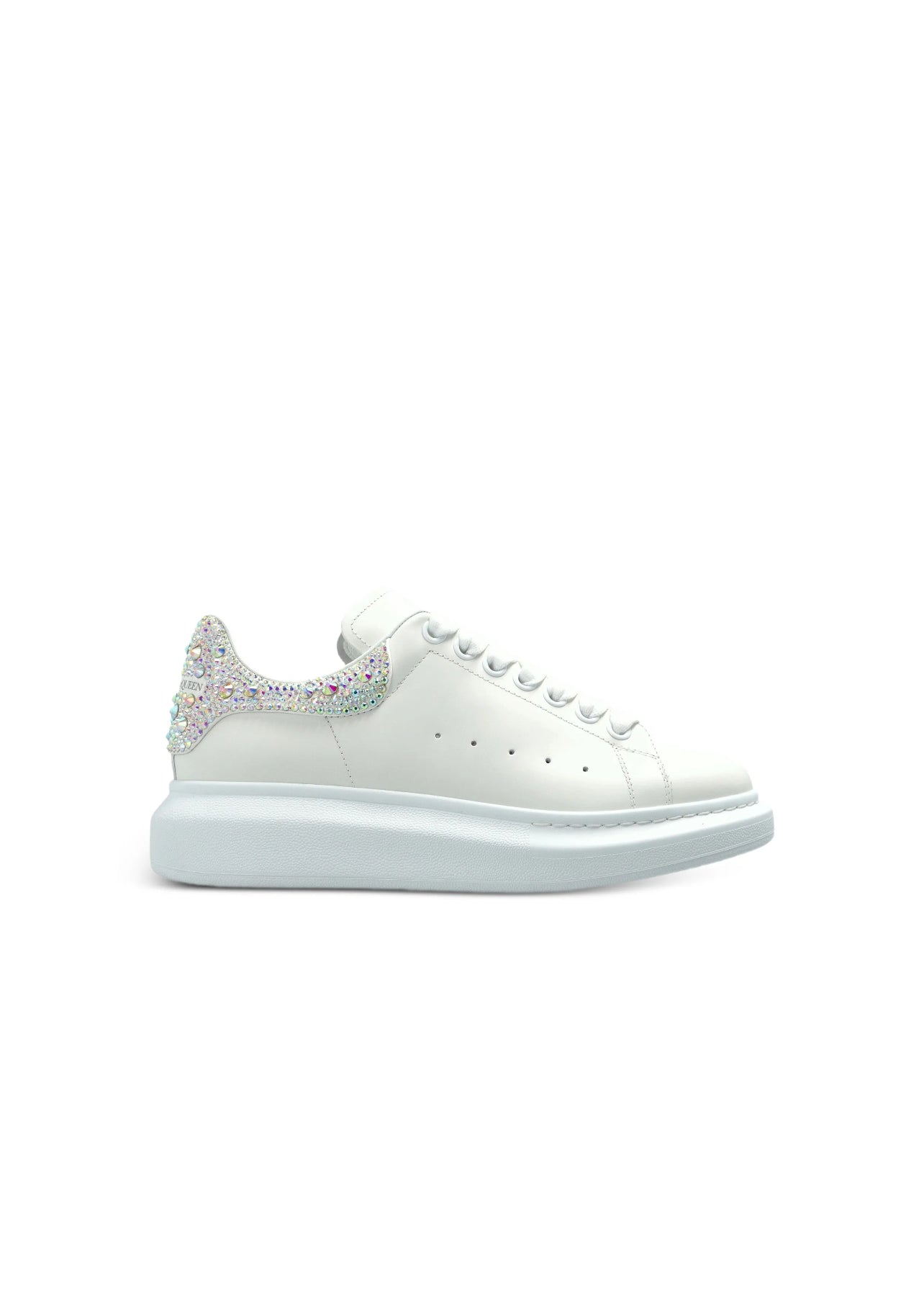ALEXANDER MCQUEEN CON STRASS ARGENTO