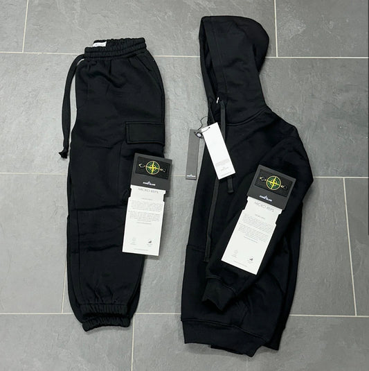 TUTA STONE ISLAND UOMO NERA
