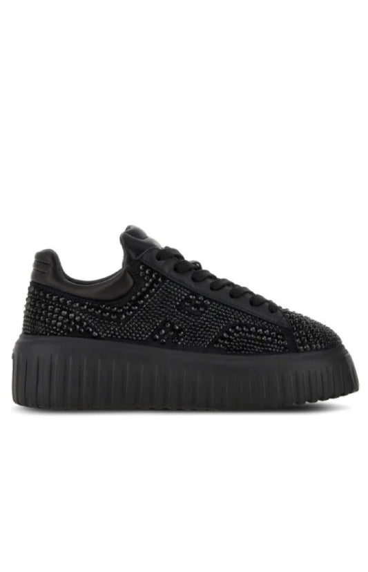 Hogãn donna nera con strass