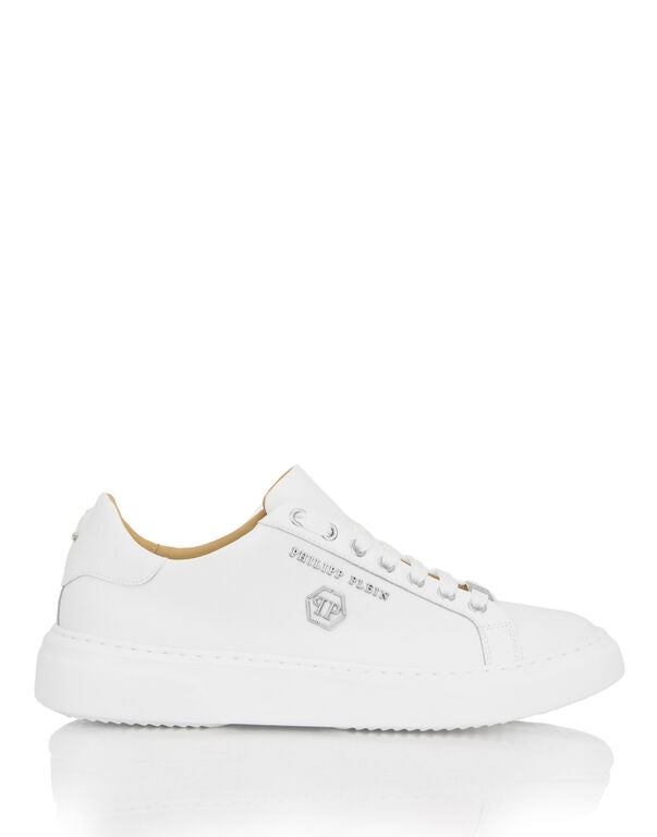 Leather Lo-Top Sneakers Hexagon DONNA