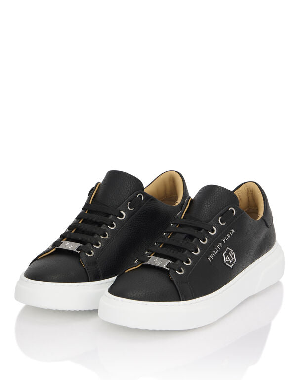Leather Lo-Top Sneakers Hexagon DONNA