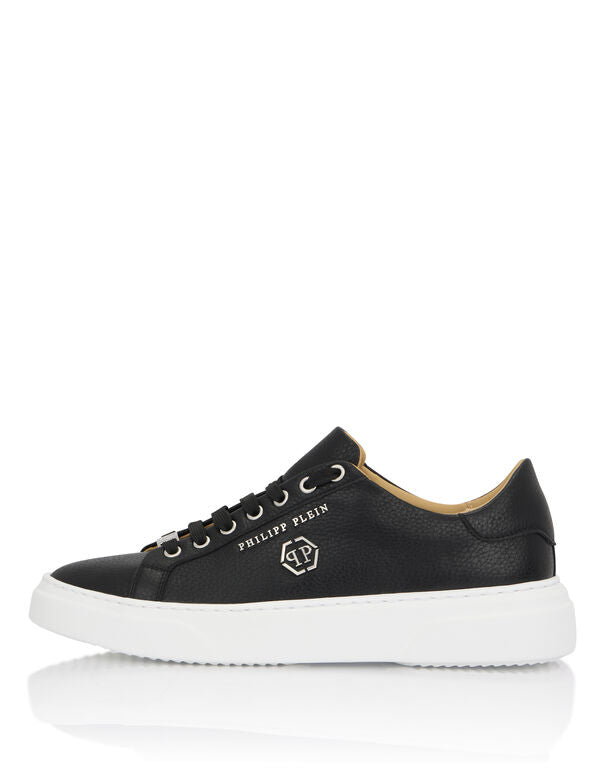 Leather Lo-Top Sneakers Hexagon DONNA