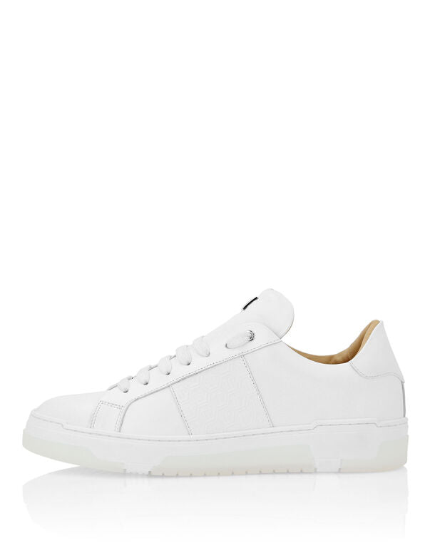 Leather Lo-Top Sneakers Monogram