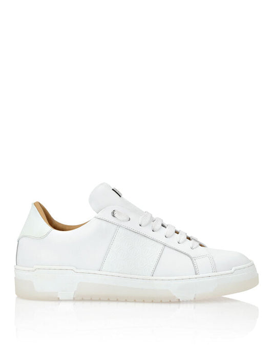 Leather Lo-Top Sneakers Monogram