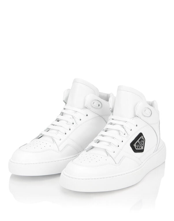 Nappa Leather Mid Top Sneakers DONNA