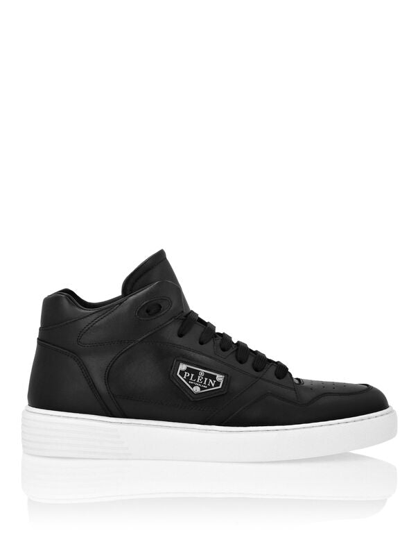 Nappa Leather Mid Top Sneakers DONNA