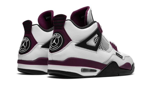 Air Jordan 4 PSG Neutral Grey Bordeaux - Nuove e Autentiche al 100%