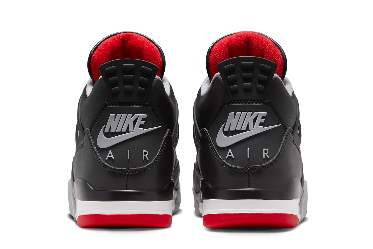 Scarpe da ginnastica nere e rosse collezione Jordan 4